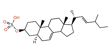 27-Nor-24-methyl-5a-cholesta-7,22-dien-3b-ol sulfate